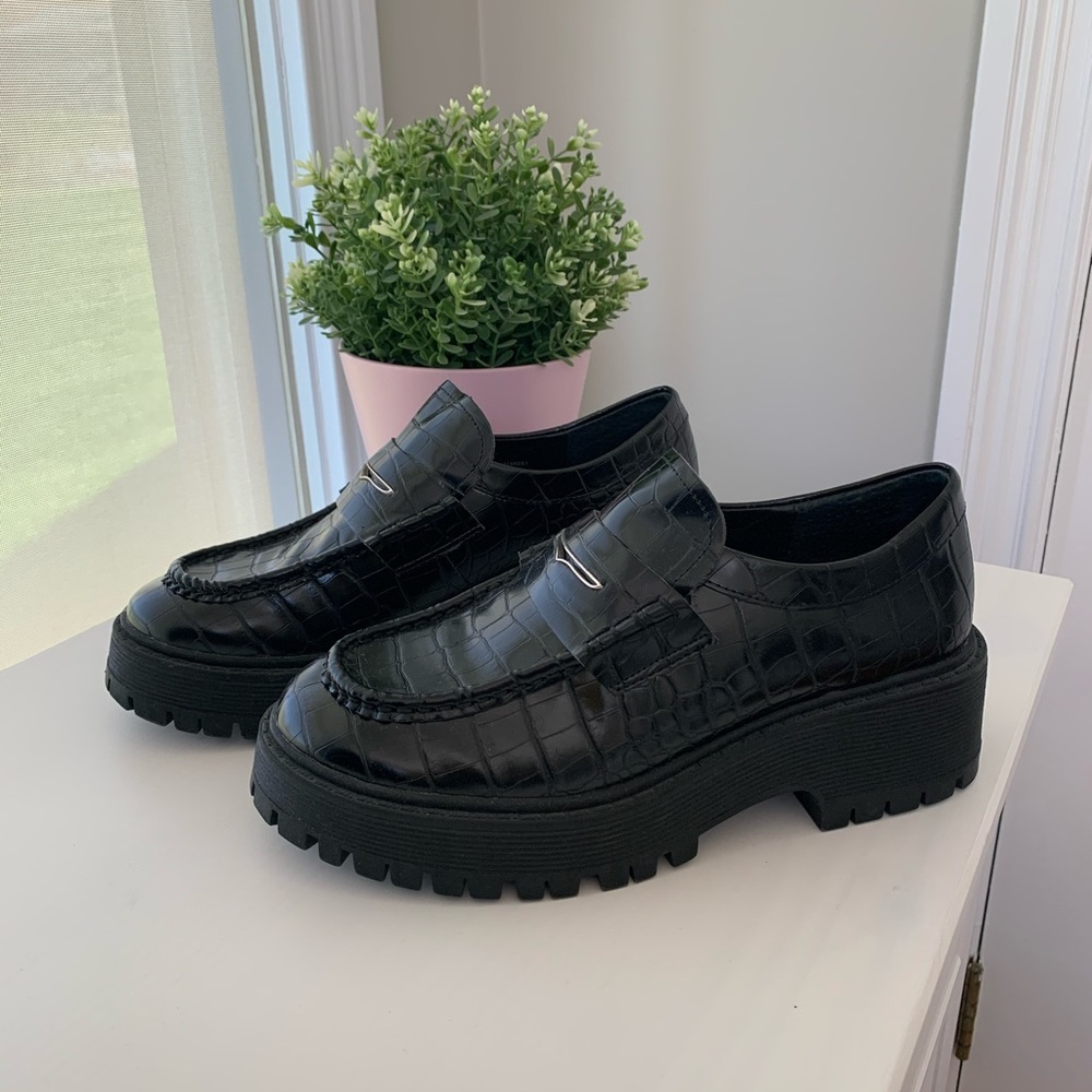 Malvern Black Steve Madden Loafers